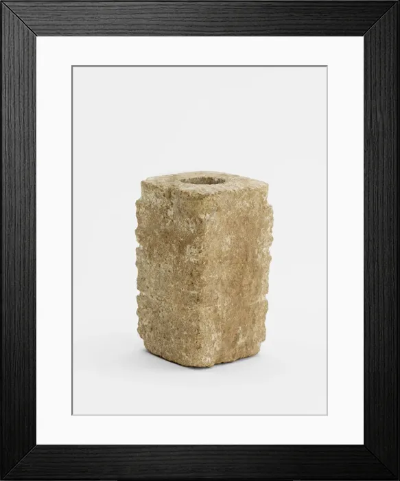 Framed Print : Three-tier tube (cong ?), Late Neolithic period, ca. 3300-ca. 2250 BCE. Creator: Unknown Framed Print : Three-tier tube (cong ?), Late Neolithic period, ca. 3300-ca. 2250 BCE. Creator: Unknown