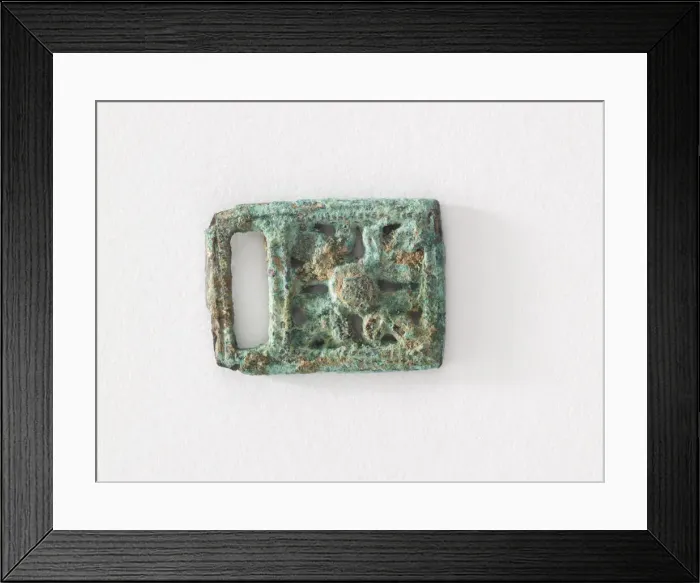 Framed Print : Costume ornament, Goryeo period, 12th-13th century. Creator: Unknown Framed Print : Costume ornament, Goryeo period, 12th-13th century. Creator: Unknown