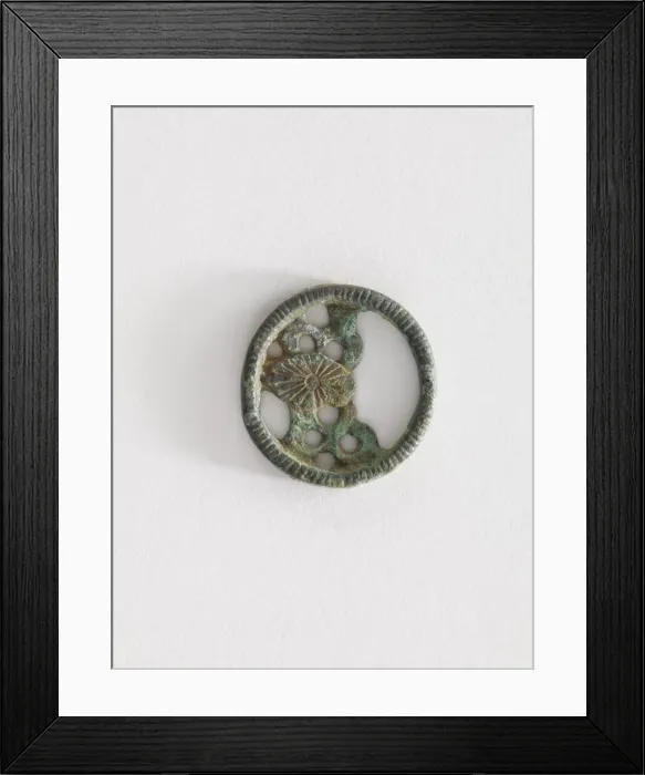 Framed Print : Costume ornament: lotus leaf, Goryeo period, 12th-13th century. Creator: Unknown Framed Print : Costume ornament: lotus leaf, Goryeo period, 12th-13th century. Creator: Unknown