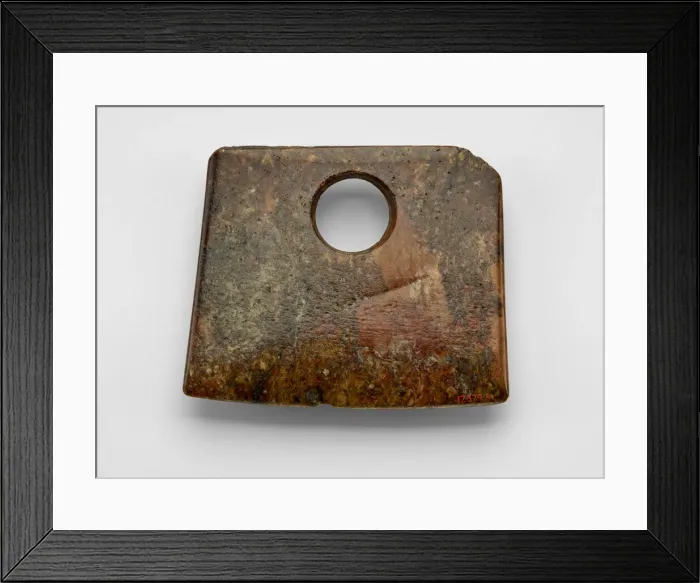 Framed Print : Axe (fu ?), Late Neolithic period, ca. 3300-2250 BCE. Creator: Unknown Framed Print : Axe (fu ?), Late Neolithic period, ca. 3300-2250 BCE. Creator: Unknown