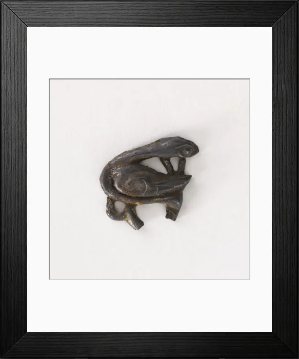 Framed Print : Ornament fragment: goose and water plants, Goryeo period, 12th-13th century Framed Print : Ornament fragment: goose and water plants, Goryeo period, 12th-13th century