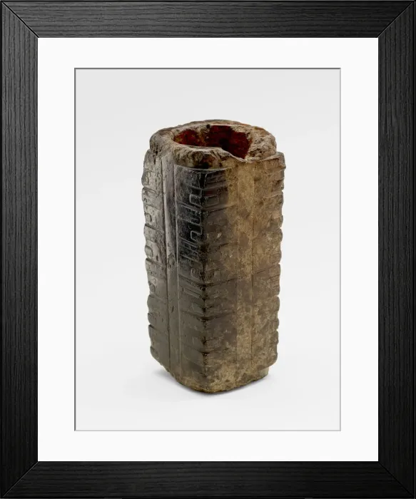 Framed Print : Six-tier tube (cong ?) with masks, Late Neolithic period, ca. 3300-2250 BCE Framed Print : Six-tier tube (cong ?) with masks, Late Neolithic period, ca. 3300-2250 BCE