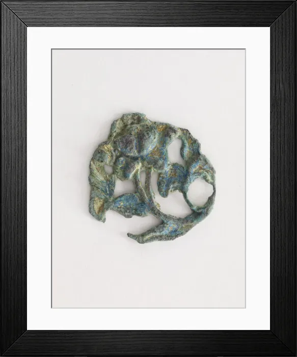 Framed Print : Costume ornament: peony, Goryeo period, 12th-13th century. Creator: Unknown Framed Print : Costume ornament: peony, Goryeo period, 12th-13th century. Creator: Unknown