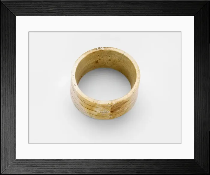 Framed Print : Bracelet with bands, Late Neolithic period, ca. 3300-2250 BCE. Creator: Unknown Framed Print : Bracelet with bands, Late Neolithic period, ca. 3300-2250 BCE. Creator: Unknown