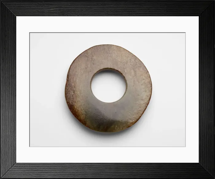 Framed Print : Disk (bi ?), Late Neolithic period, ca. 3300-ca. 2250 BCE. Creator: Unknown Framed Print : Disk (bi ?), Late Neolithic period, ca. 3300-ca. 2250 BCE. Creator: Unknown