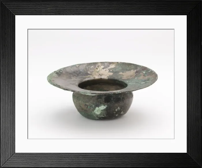 Framed Print : Leys jar or spittoon, Goryeo period, 12th-13th century. Creator: Unknown Framed Print : Leys jar or spittoon, Goryeo period, 12th-13th century. Creator: Unknown