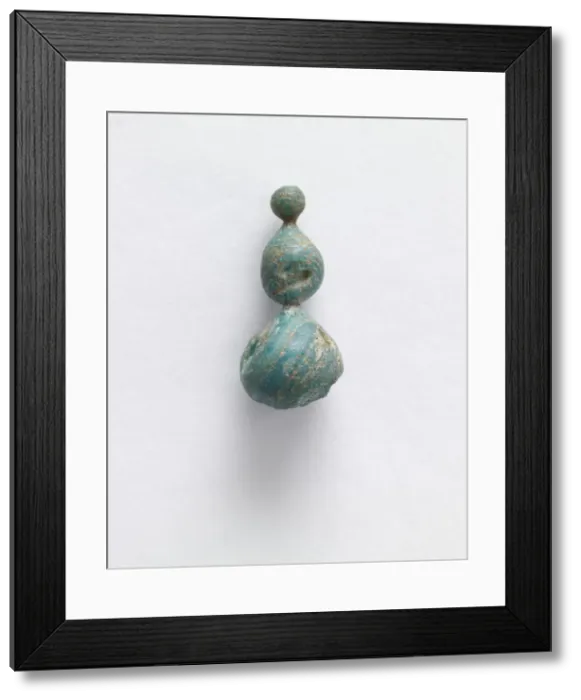 Framed Print : Bead in the shape of a gourd, Goryeo period, 12th-13th century. Creator: Unknown Framed Print : Bead in the shape of a gourd, Goryeo period, 12th-13th century. Creator: Unknown