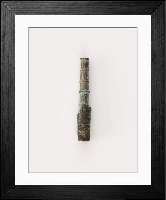 Framed Print : Needle case cap, Goryeo period, 12th-13th century. Creator: Unknown Framed Print : Needle case cap, Goryeo period, 12th-13th century. Creator: Unknown