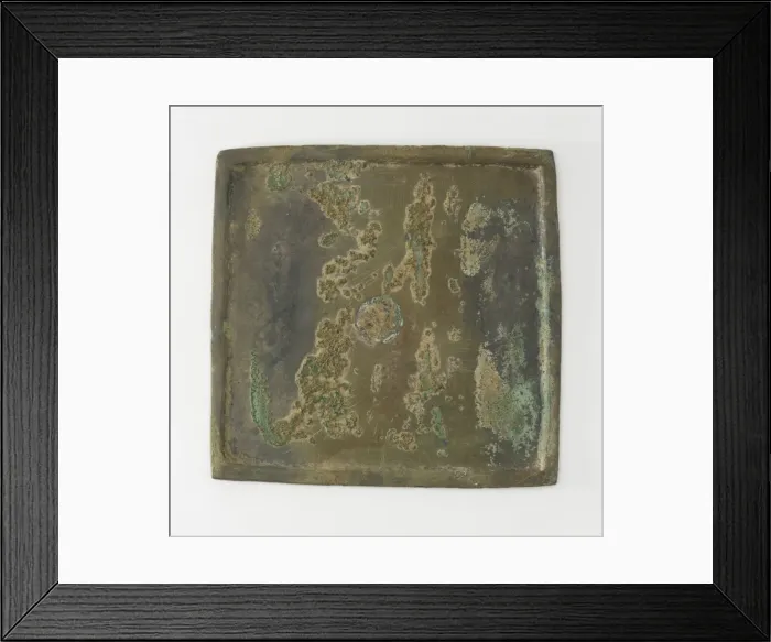 Framed Print : Mirror, Goryeo period, 13th-14th century. Creator: Unknown