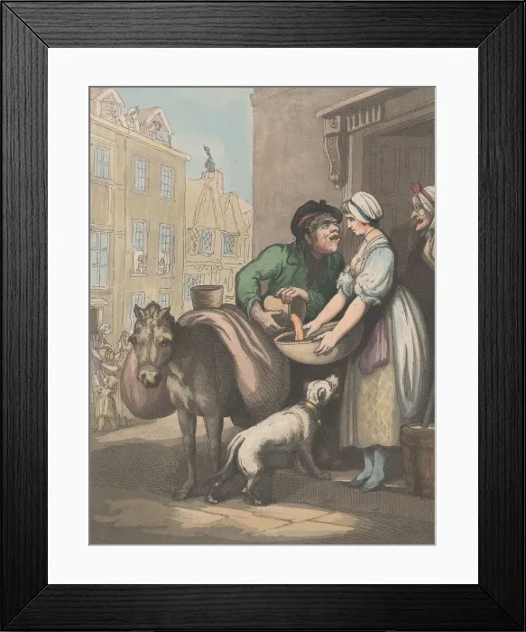 Framed Print : Cries of London, No. 4: Do You Want Any Brickdust?, February 20, 1799 Framed Print : Cries of London, No. 4: Do You Want Any Brickdust?, February 20, 1799
