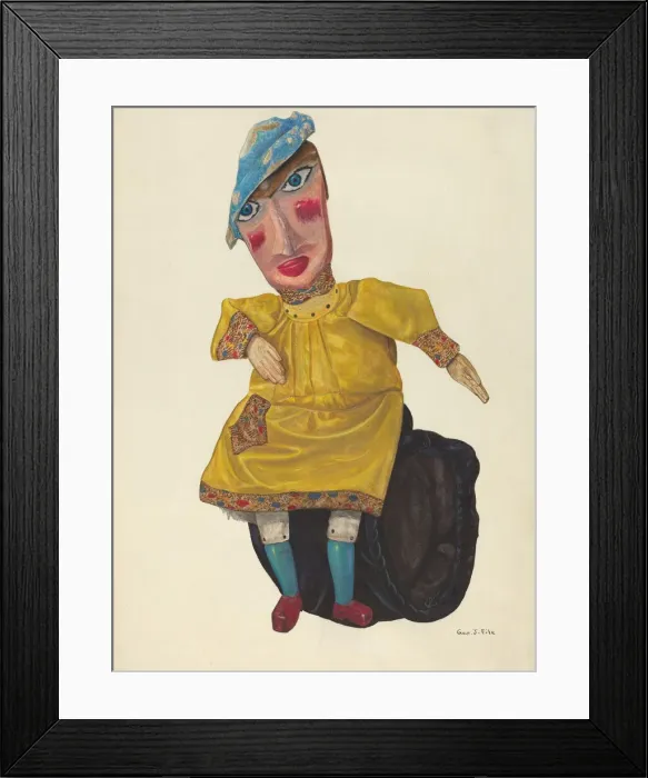 Framed Print : Innkeepers Daughter, c. 1938. Creator: George File Framed Print : Innkeepers Daughter, c. 1938. Creator: George File