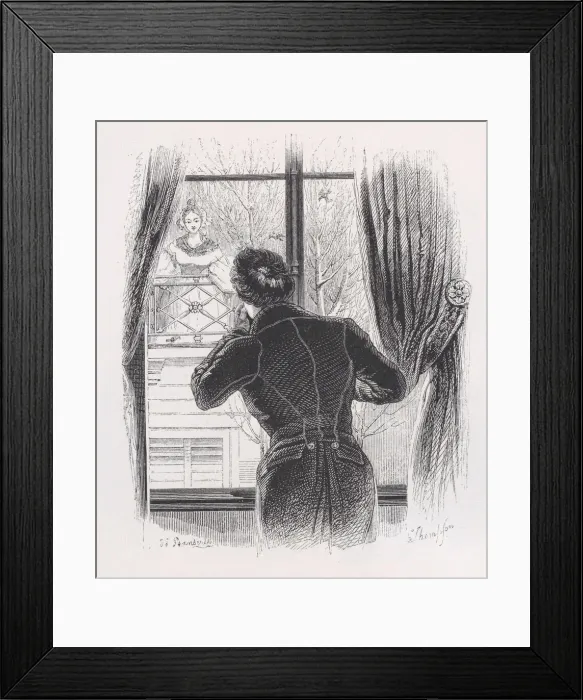 Framed Print : Damned Springtime from The Complete Works of Beranger, 1836. Creator: John Thompson Framed Print : Damned Springtime from The Complete Works of Beranger, 1836. Creator: John Thompson