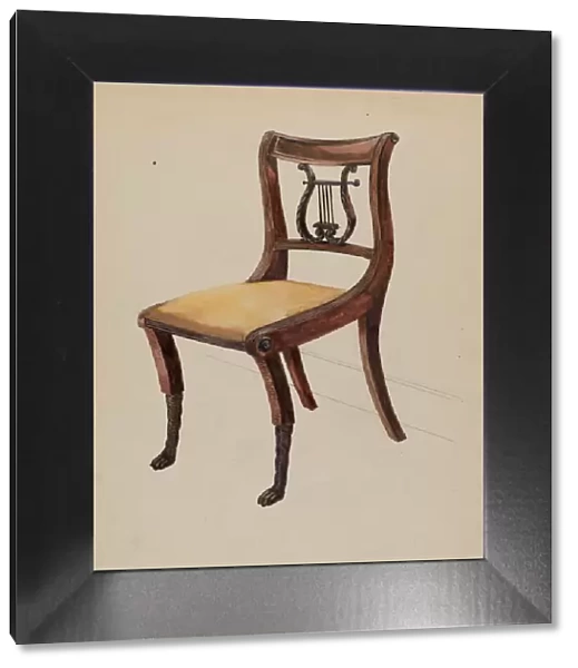 Chair, 1935  /  1942. Creator: Bessie Forman