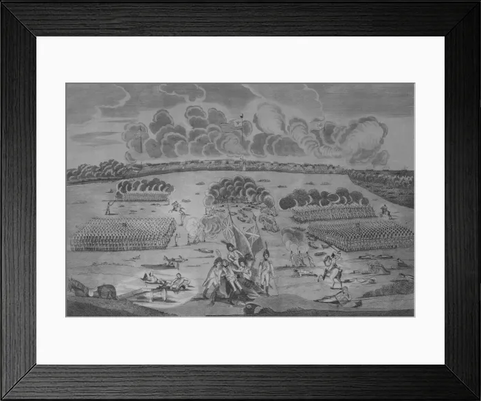 Framed Print : A Correct VIew of the Battle Near the City of New Orleans (January 8, 1815), ca. 1816 Framed Print : A Correct VIew of the Battle Near the City of New Orleans (January 8, 1815), ca. 1816