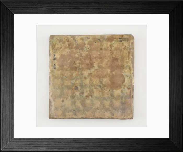 Framed Print : Tile, square, Abbasid period, late 12th-early 13th century. Creator: Unknown Framed Print : Tile, square, Abbasid period, late 12th-early 13th century. Creator: Unknown