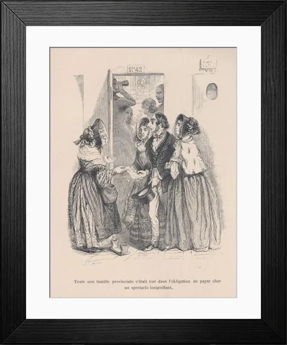 Framed Print : A provincial family was forced to pay a high price for an insignificant show Framed Print : A provincial family was forced to pay a high price for an insignificant show
