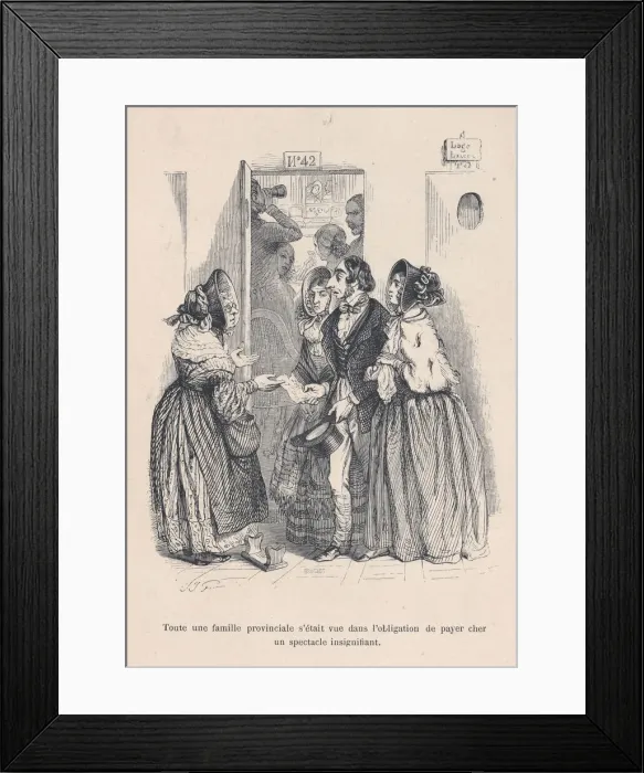 Framed Print : A provincial family was forced to pay a high price for an insignificant show Framed Print : A provincial family was forced to pay a high price for an insignificant show