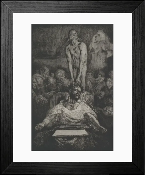 Framed Print : Diablerie, 19th century. Creator: Francois-Nicolas Chifflart Framed Print : Diablerie, 19th century. Creator: Francois-Nicolas Chifflart