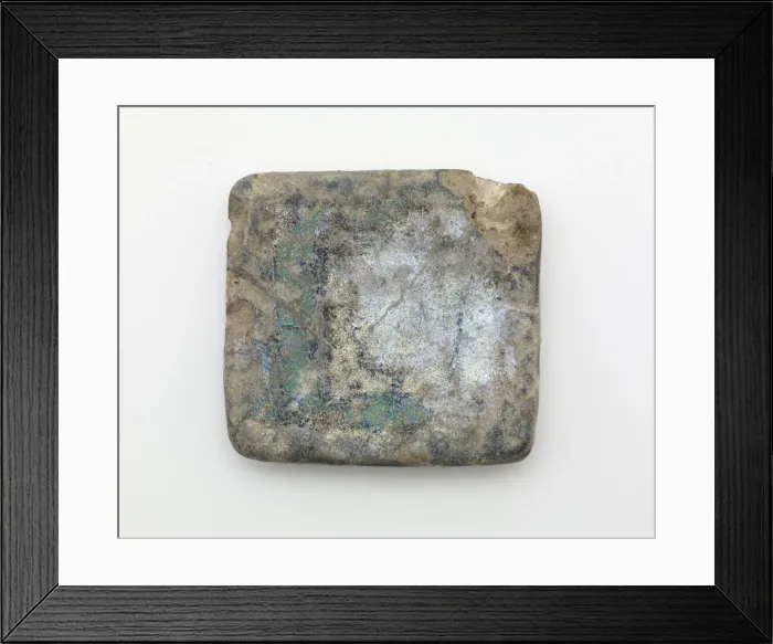Framed Print : Tile, 12th-13th century. Creator: Unknown Framed Print : Tile, 12th-13th century. Creator: Unknown