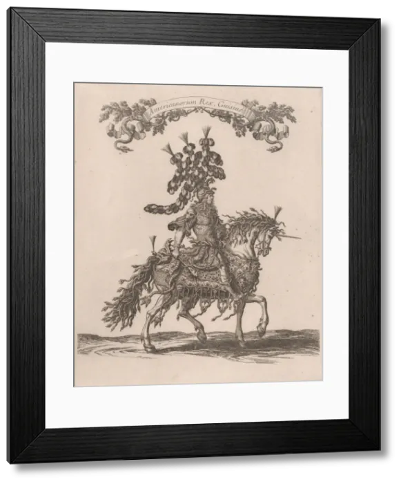 Framed Print : Americanorum Rex, Guisius, from Courses de Testes et de Bagues Faittes par Roy et par Framed Print : Americanorum Rex, Guisius, from Courses de Testes et de Bagues Faittes par Roy et par