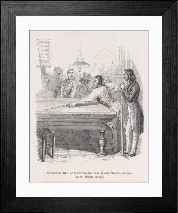 Framed Print : He buys the right to defeat me at his ease with a successful shot Framed Print : He buys the right to defeat me at his ease with a successful shot