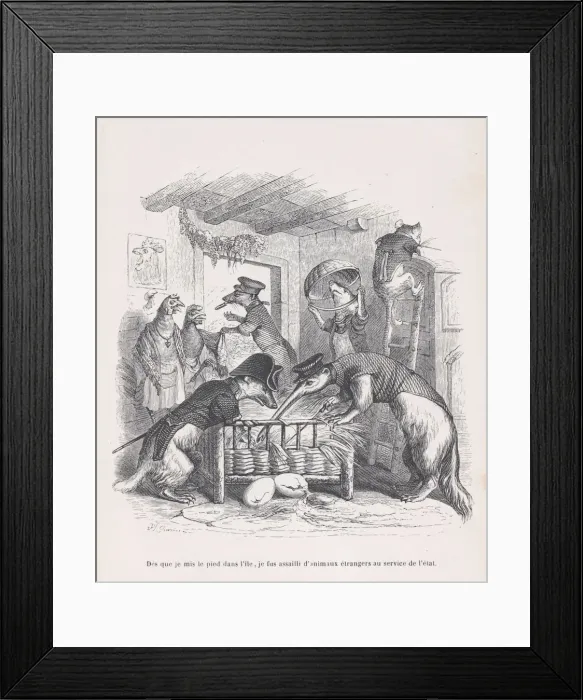 Framed Print : As soon as I set foot on the island... from Scenes from the Private and Public Life Framed Print : As soon as I set foot on the island... from Scenes from the Private and Public Life