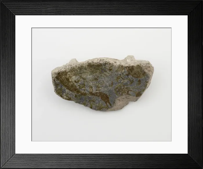 Framed Print : Fragment of a dish, 13th-14th century. Creator: Unknown Framed Print : Fragment of a dish, 13th-14th century. Creator: Unknown