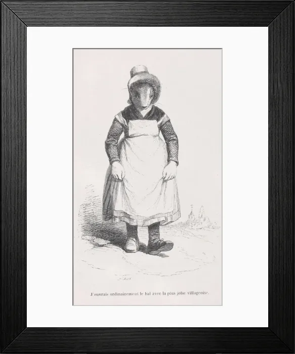 Framed Print : I ordinarily opened the ball with the prettiest villager from Scenes from the Priva Framed Print : I ordinarily opened the ball with the prettiest villager from Scenes from the Priva