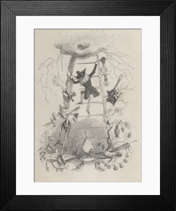 Framed Print : Illustration in Jerome Paturot, by Louis Reybaud, Paris, 1846, ca. 1846 Framed Print : Illustration in Jerome Paturot, by Louis Reybaud, Paris, 1846, ca. 1846