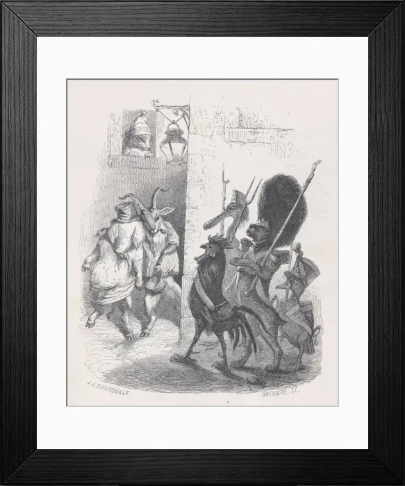 Framed Print : More than once, while leaving the masked ball Mr. de *** was arrested by the patrol Framed Print : More than once, while leaving the masked ball Mr. de *** was arrested by the patrol