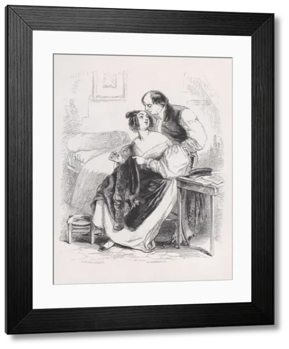 Framed Print : My Coat from The Complete Works of Beranger, 1836. Creator: John Thompson Framed Print : My Coat from The Complete Works of Beranger, 1836. Creator: John Thompson