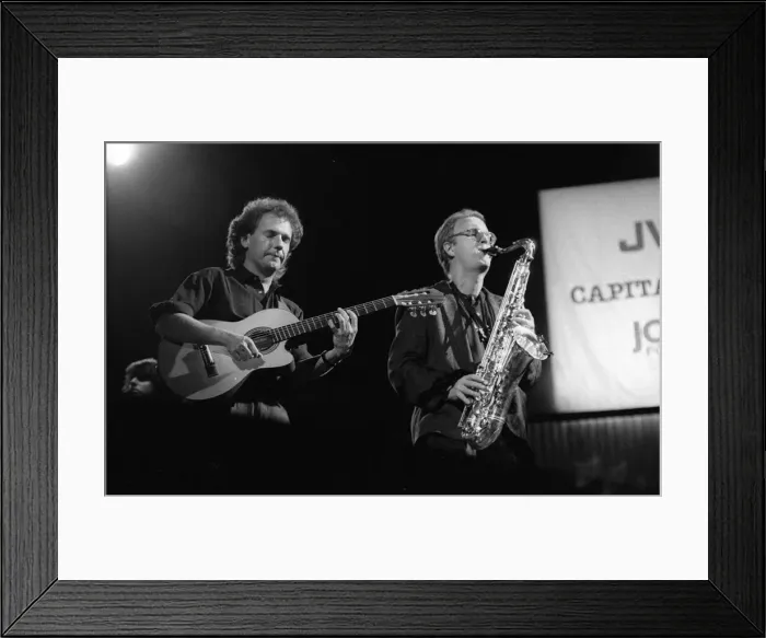 Framed Print : Lee Ritenour and Tom Scott, JVC Capital Jazz Festival, Royal Festival Hall, London, 7. 88 Framed Print : Lee Ritenour and Tom Scott, JVC Capital Jazz Festival, Royal Festival Hall, London, 7. 88