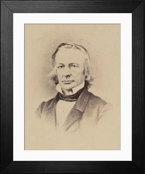 Framed Print : Portrait of John Maclean (1800-1886), Circa 1860s. Creator Framed Print : Portrait of John Maclean (1800-1886), Circa 1860s. Creator