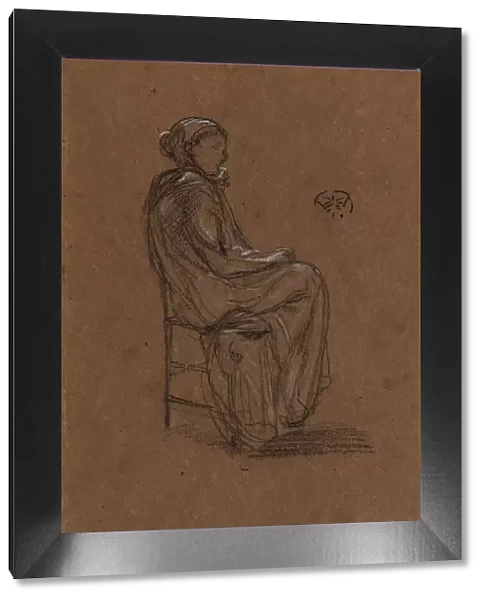 Female Figure, Seated, 1870-1873. Creator: James Abbott McNeill Whistler