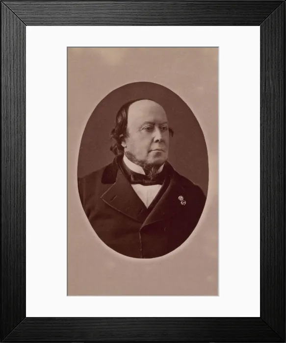 Framed Print : Portrait of Narciso Carbo y Aloy (1826-1890), Before 1881. Creator: Fotografia de Canto Framed Print : Portrait of Narciso Carbo y Aloy (1826-1890), Before 1881. Creator: Fotografia de Canto