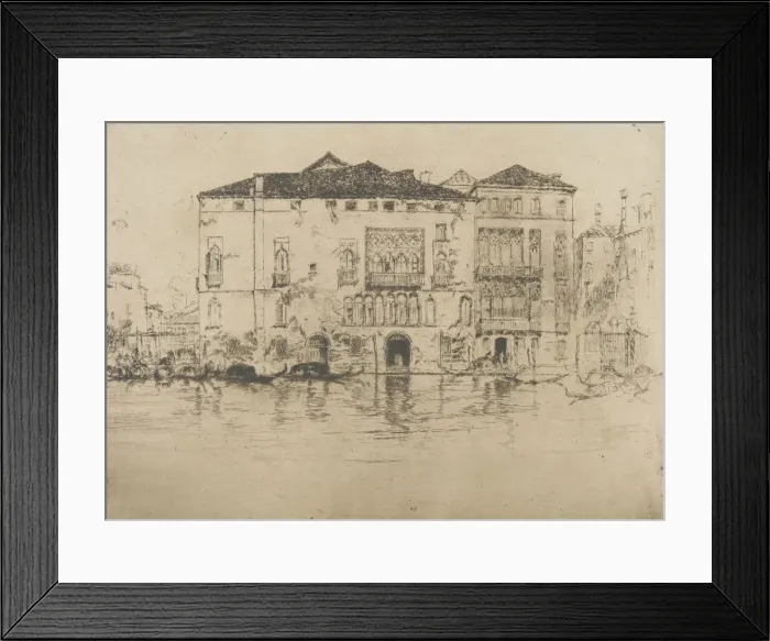 Framed Print : The Palaces, 1879-1880. Creator: James Abbott McNeill Whistler Framed Print : The Palaces, 1879-1880. Creator: James Abbott McNeill Whistler