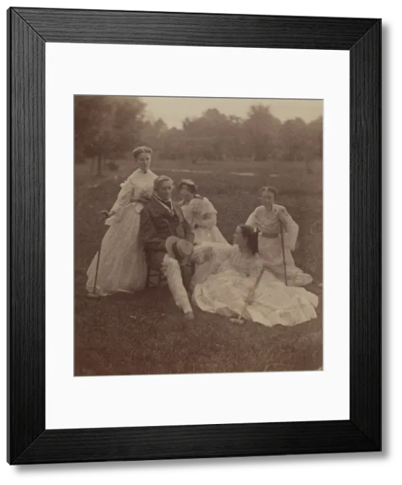 Framed Print : Group portrait of Joseph Henry (1797-1878) and family, circa 1865 Framed Print : Group portrait of Joseph Henry (1797-1878) and family, circa 1865