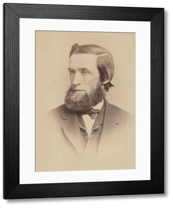 Framed Print : Portrait of Hubert Anson Newton (1830-1896), 1870-1877. Creator: Sarony & Co Framed Print : Portrait of Hubert Anson Newton (1830-1896), 1870-1877. Creator: Sarony & Co