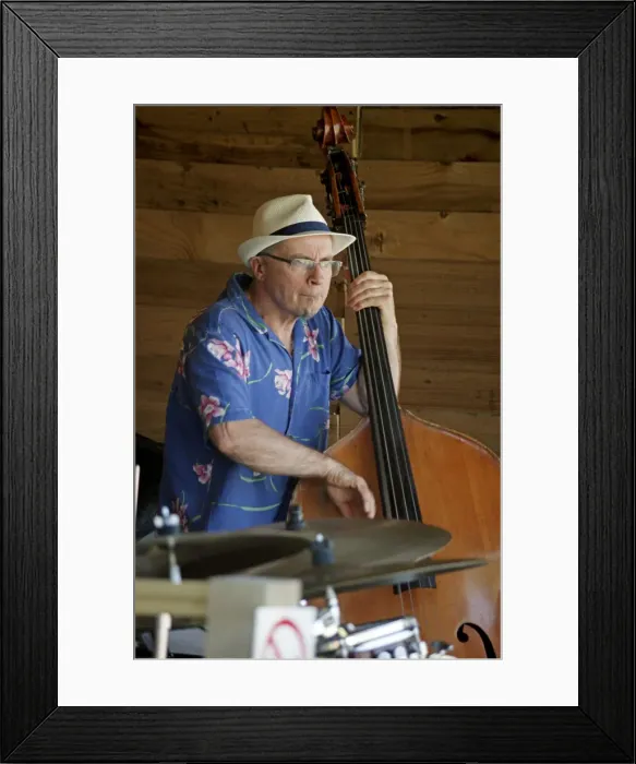 Framed Print : Simon Thorpe, Roger Beaujolais Quartet, Three Horseshoes, Knockholt, Kent, 1st June 2021 Framed Print : Simon Thorpe, Roger Beaujolais Quartet, Three Horseshoes, Knockholt, Kent, 1st June 2021