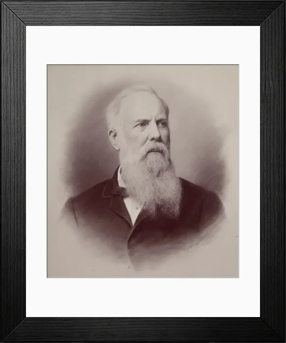 Framed Print : Portrait of Henry Coppee'(1821-1895), November 1887. Creator: Unknown Framed Print : Portrait of Henry Coppee'(1821-1895), November 1887. Creator: Unknown