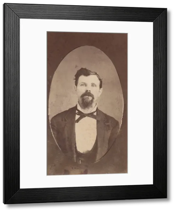 Framed Print : Portrait of Jacob Schneck (1843-1906), 1877. Creator: Unknown