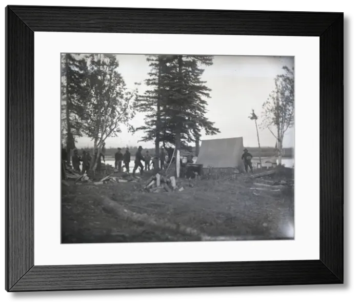 Framed Print : Northern Alaska Exploring Expedition, 1884-1886. Creator: Unknown Framed Print : Northern Alaska Exploring Expedition, 1884-1886. Creator: Unknown