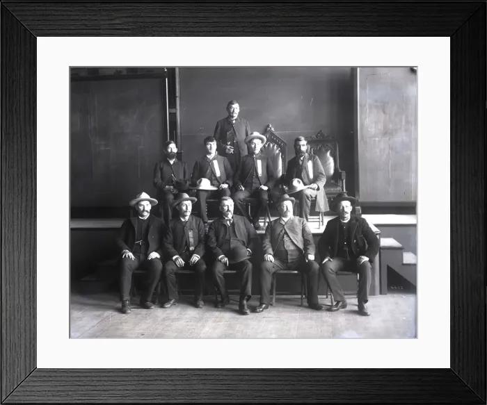 Framed Print : Group Portrait of North American Indian Delegation, 1888 Framed Print : Group Portrait of North American Indian Delegation, 1888
