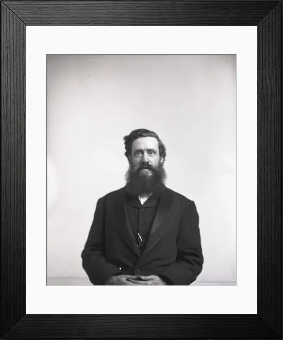 Framed Print : Portrait of Elliott Coues (1842-1899), 1880s. Creator: United States National Museum Framed Print : Portrait of Elliott Coues (1842-1899), 1880s. Creator: United States National Museum