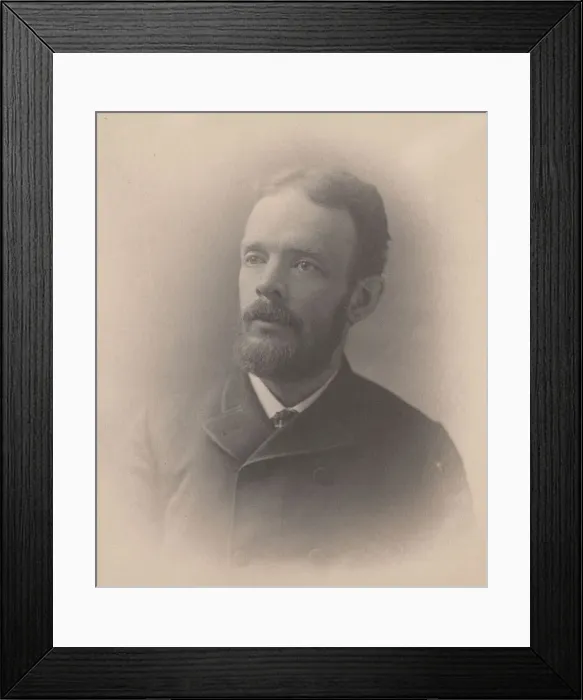 Framed Print : Portrait of George Brown Goode (1851-1896), Before 1896. Creator: Unknown Framed Print : Portrait of George Brown Goode (1851-1896), Before 1896. Creator: Unknown