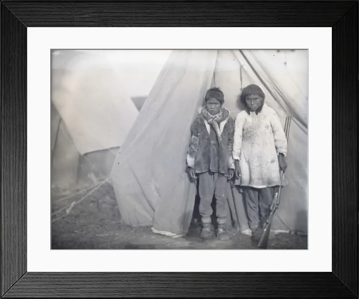 Framed Print : Northern Alaska Exploring Expedition, 1884-1886. Creator: Unknown Framed Print : Northern Alaska Exploring Expedition, 1884-1886. Creator: Unknown