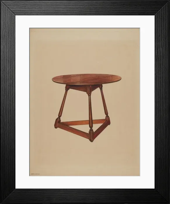 Framed Print : Table, c. 1937. Creator: Harry Eisman Framed Print : Table, c. 1937. Creator: Harry Eisman