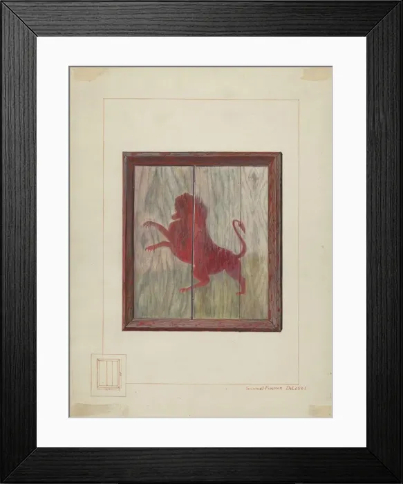 Framed Print : Tavern Sign, 1935 / 1942. Creator: Samuel Fineman Framed Print : Tavern Sign, 1935 / 1942. Creator: Samuel Fineman
