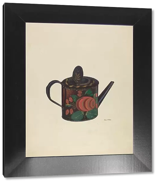 Teapot, 1935  /  1942. Creator: George File