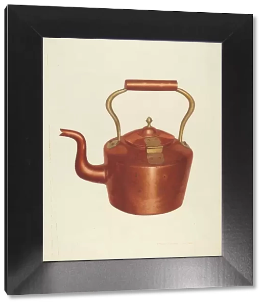 Tea Kettle, c. 1939. Creator: Edward L Loper
